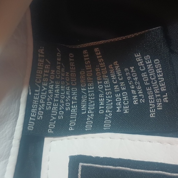 White faux leather jacket - Picture 3 of 6